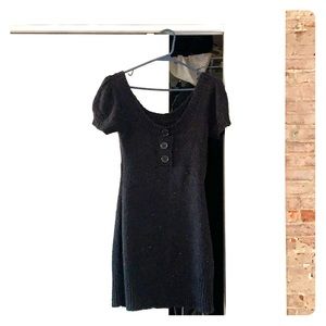 Black sweater dress